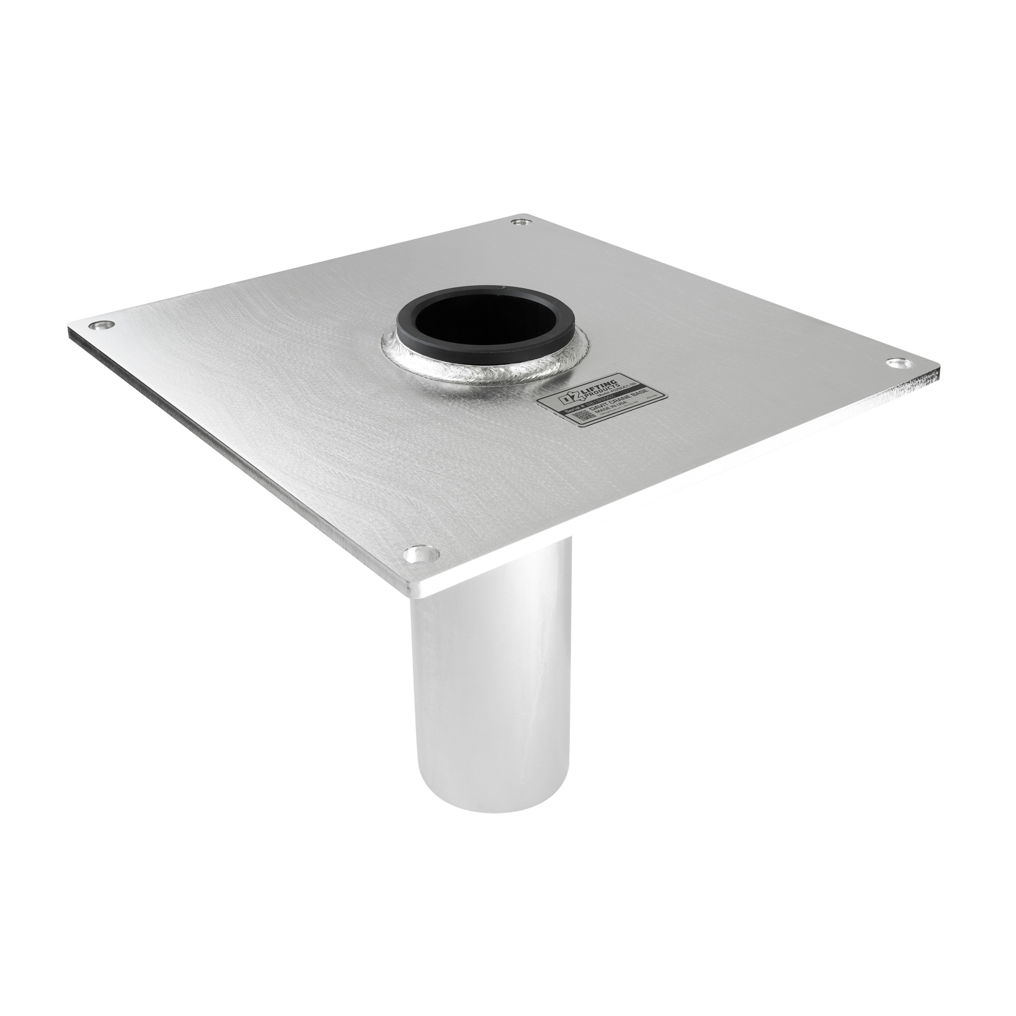 OZ Lifting Products, Stainless Steel Socket Base, for use with OZ1200DAV Davit Crane, Model # OZSOC1-SS